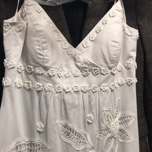 White lace sundress